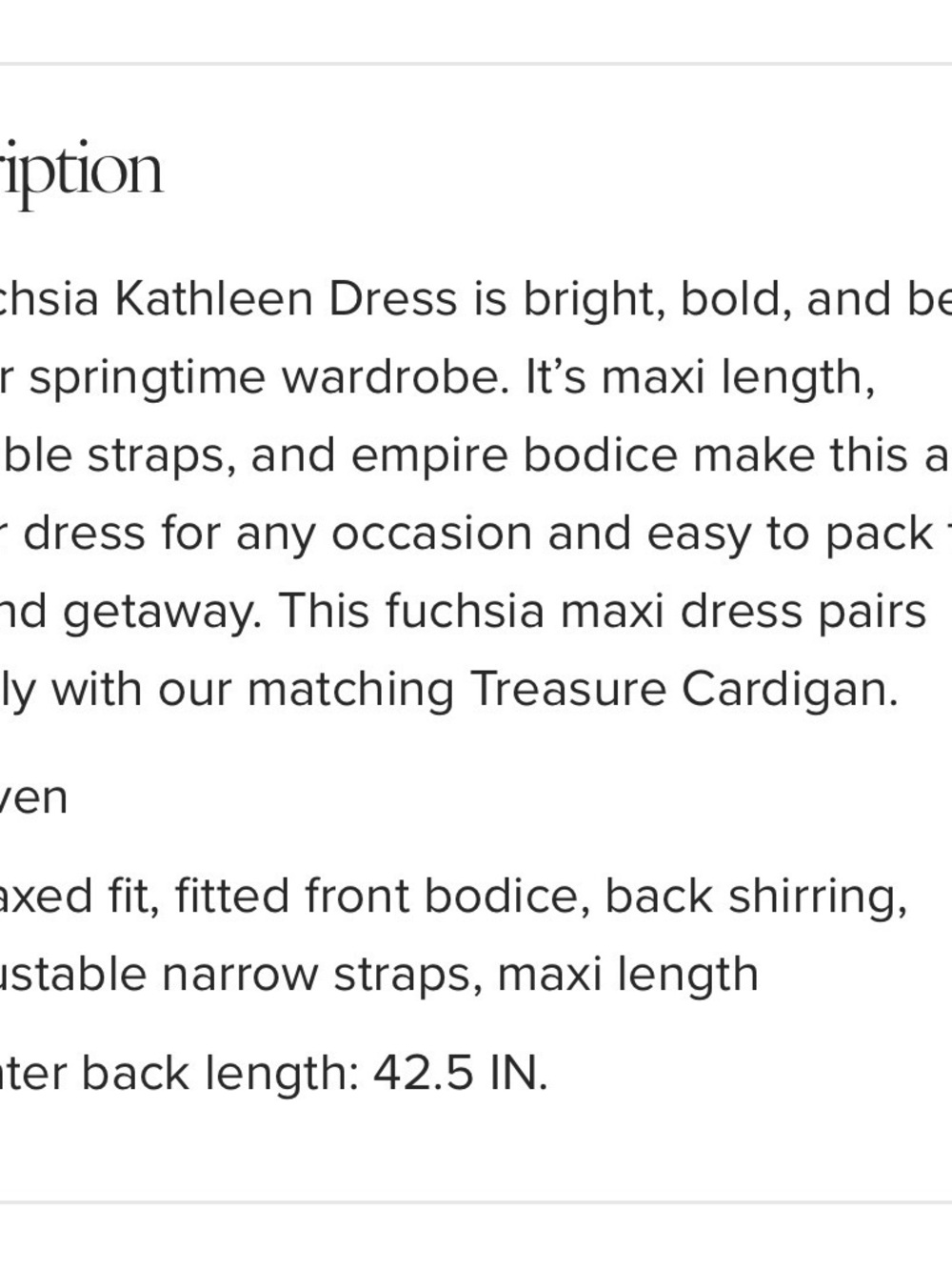 Cabi Kathleen Dress - Picture 6 of 6